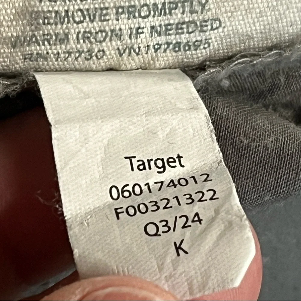 Casaluna KING Heavyweight Linen Blend Duvet Cover Dark Gray zipper